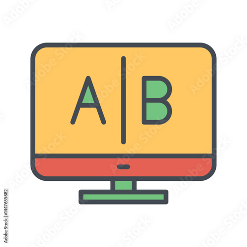 AB Testing Icon Design