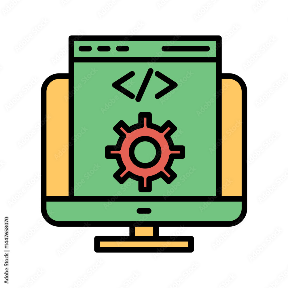 Web Development Icon Design Web Development Icon Design