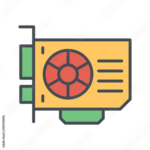 Graphics Card Icon Design