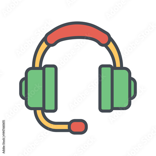 Gaming Headset Icon Design