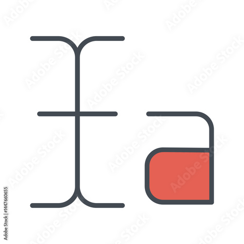 Text Select Icon Design