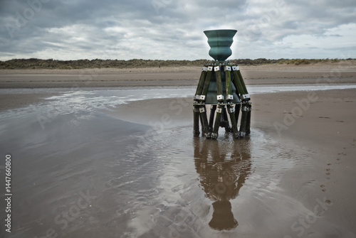 The Tide Bell near Mablethorpe Lincolnshire UK