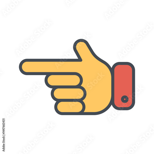 Hand Pointer Icon Design
