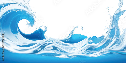 Abstract Blue and White water ocean Curve Background Template with a Modern Light Blue Gradient Design, Perfect for Posters, Brochures, Websites, and Flyers
