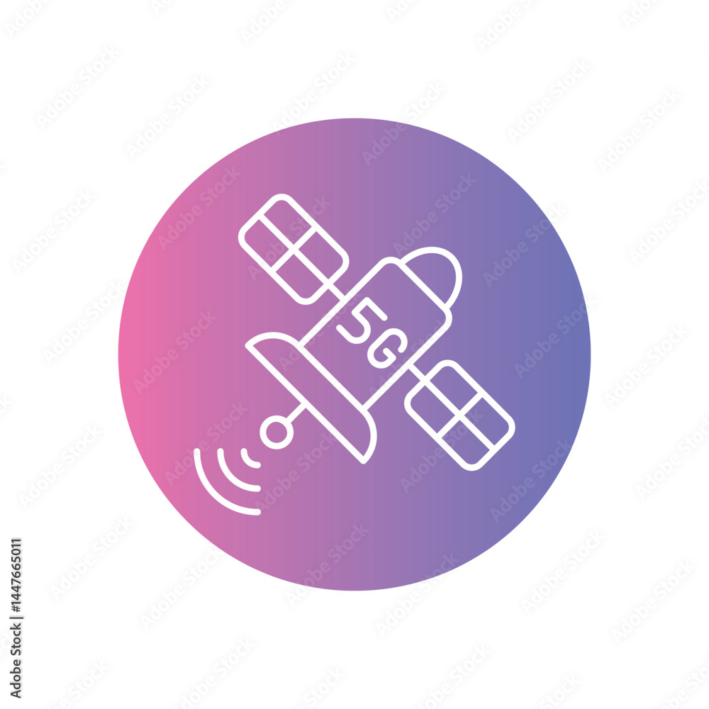 5G Satellite Icon vector stock illustration 5G Satellite Icon vector stock illustration