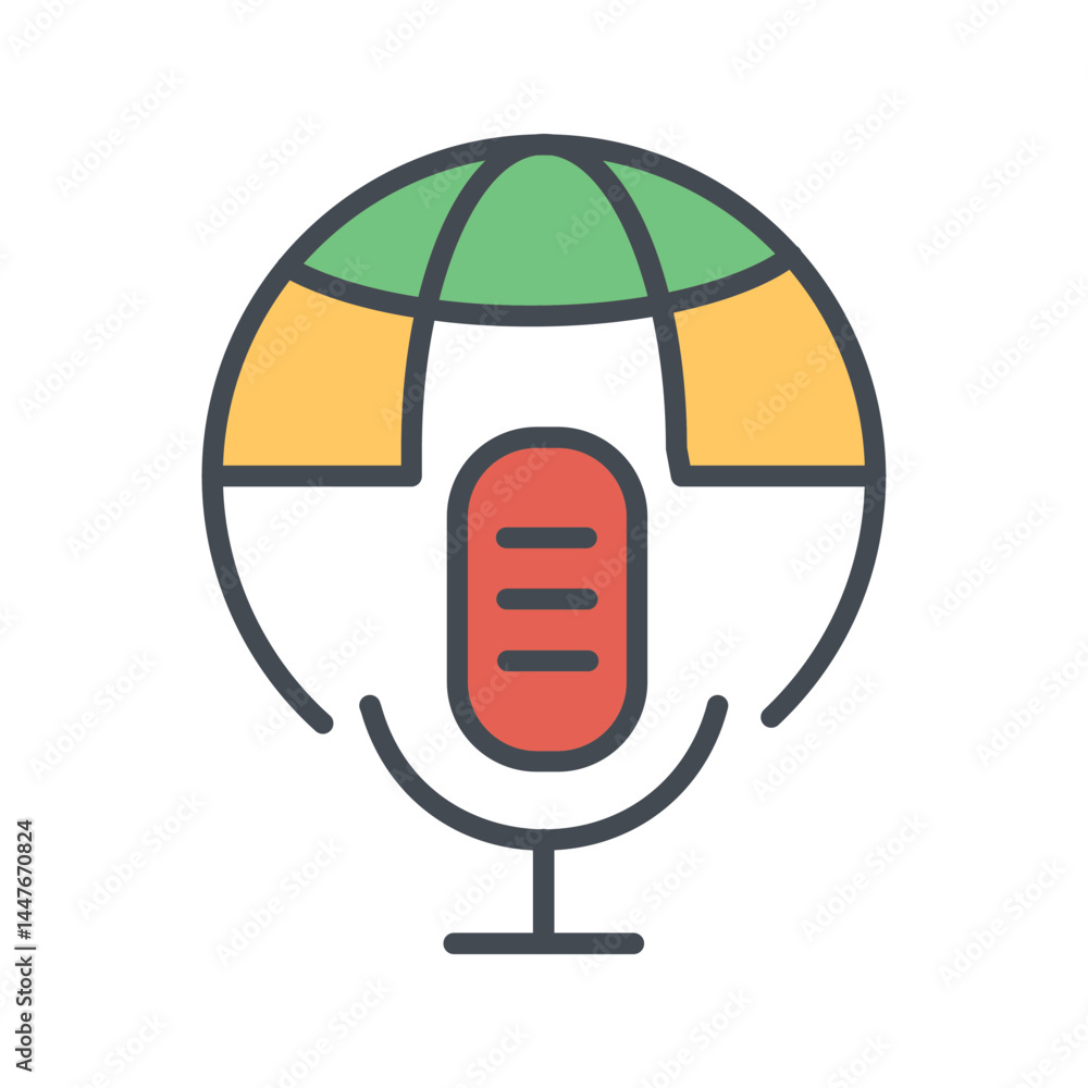 Podcast Network Icon Design Podcast Network Icon Design