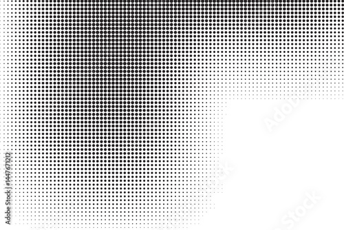 Wallpaper Mural Black Dotted Texture on White Background . Modern Vector Art . Old Paper Effect with Comic Texture . Abstract Wall Design . Grunge Comic Texture Overlay	 Torontodigital.ca