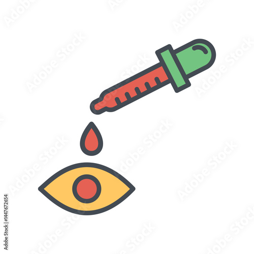 Eye Drop Icon Design