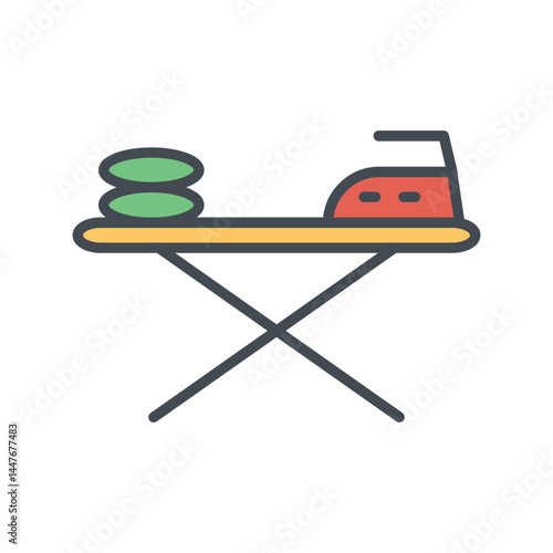 Iron Board Icon Design