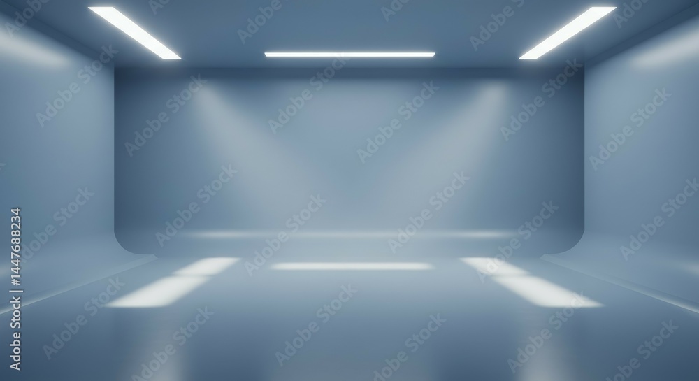 Empty Studio Room with Light Empty Studio Room with Light