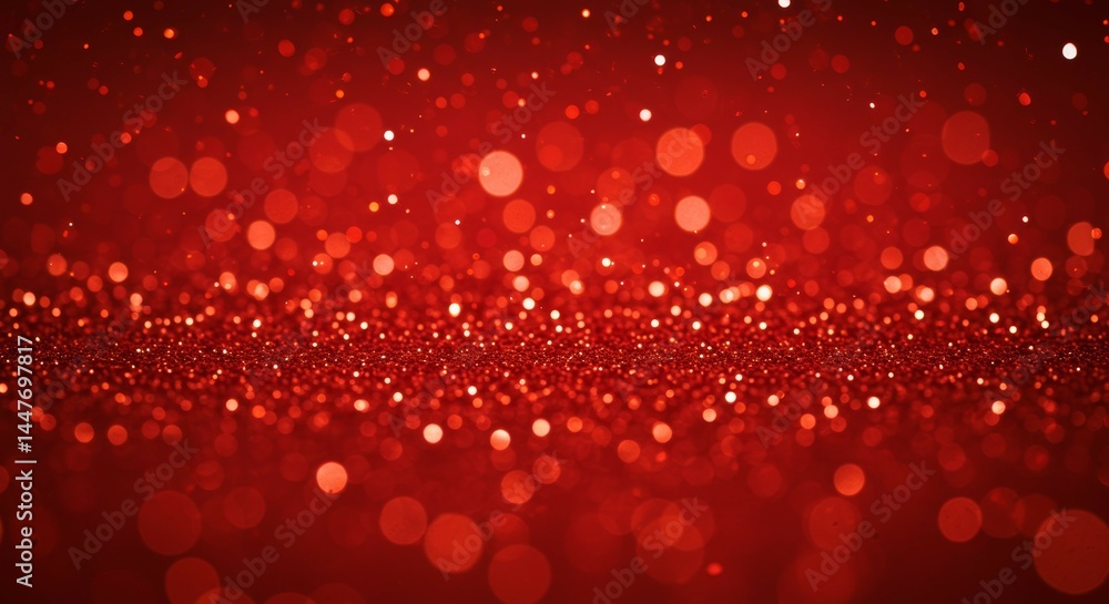 Red Glitter Bokeh Background Red Glitter Bokeh Background