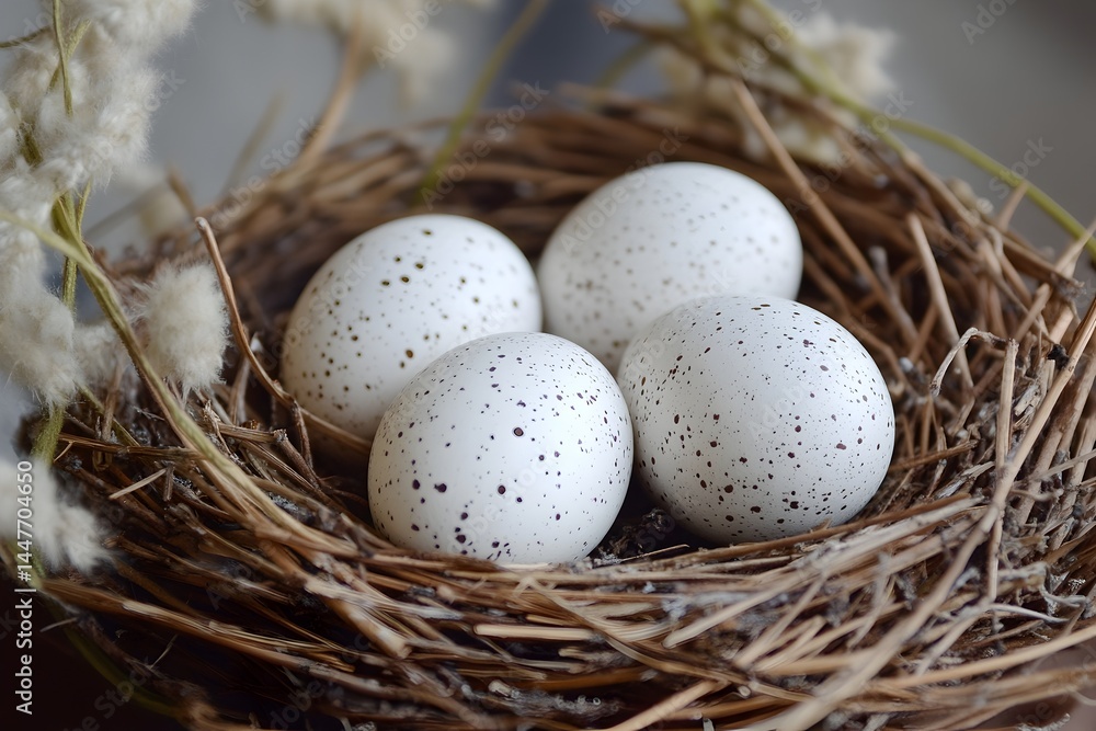 nest with eggs nest with eggs
