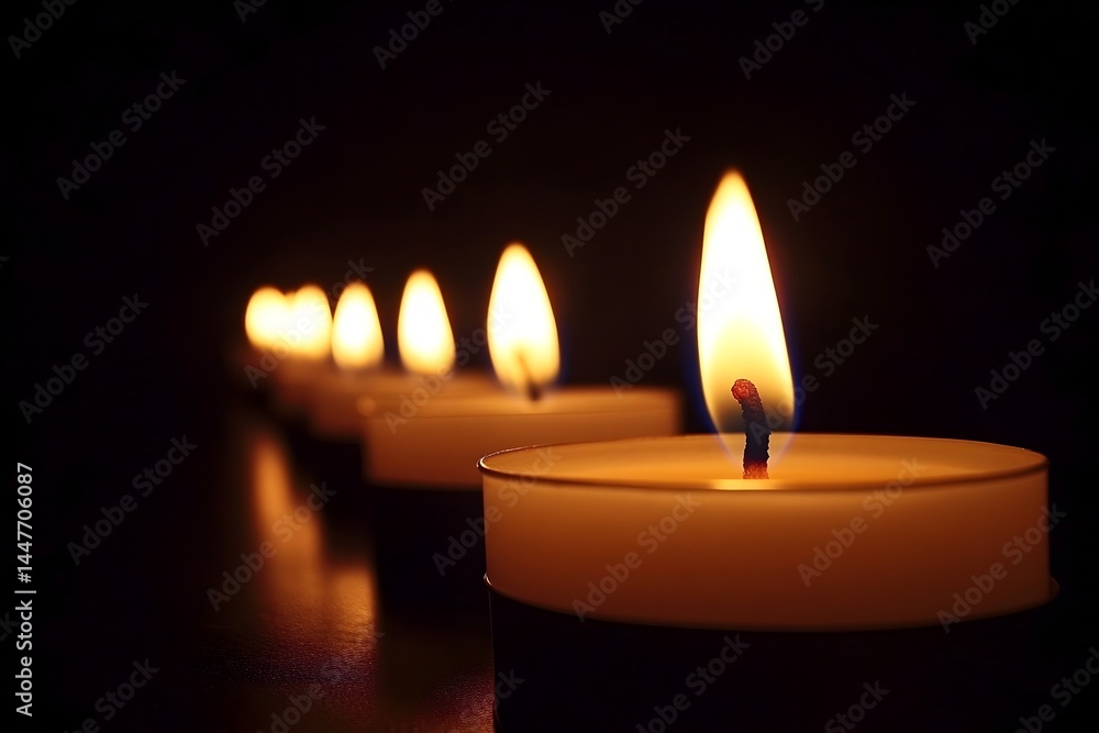candles in the dark candles in the dark
