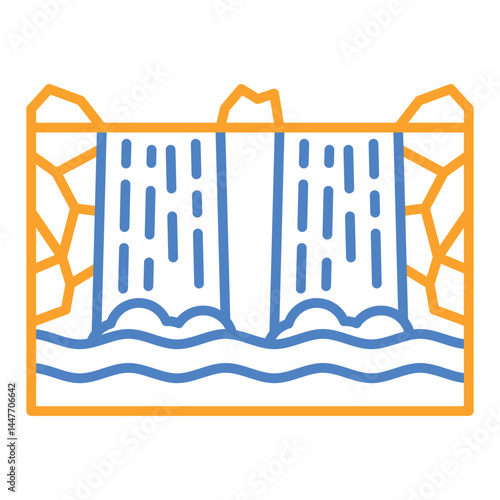 Waterfall Icon