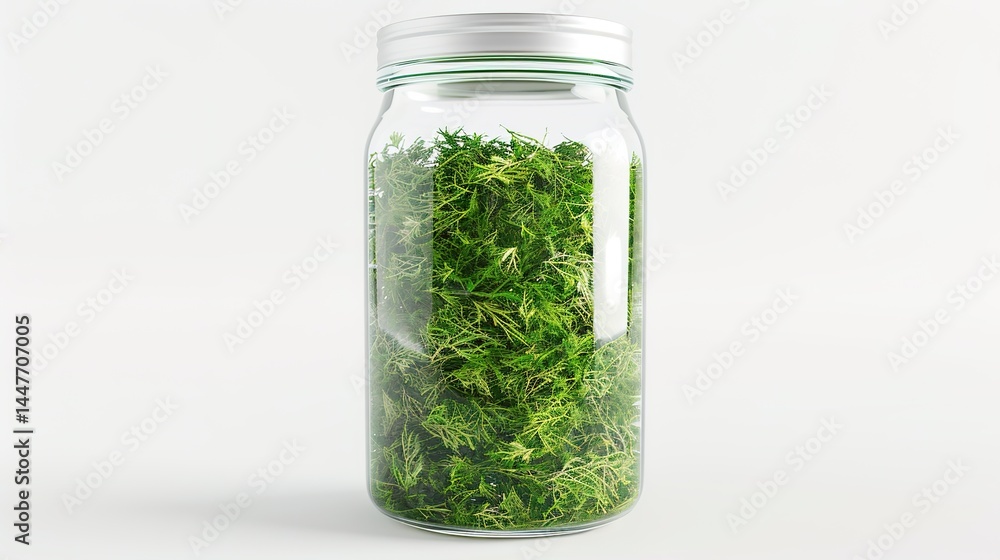 A glass jar filled with a refreshing green smoothie is prominently displayed alone on a clean white background, showcasing a creation possibly made with generative AI. The vibrant green color of the A glass jar filled with a refreshing green smoothie is prominently displayed alone on a clean white background, showcasing a creation possibly made with generative AI. The vibrant green color of the