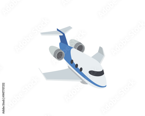 airplane plane travel vector illustration emoji symbol sign icon flat design