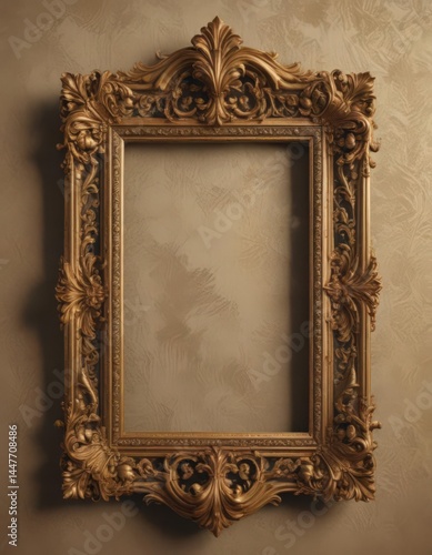 Intricate vintage frame assortment on rich damask ,  border,  collage