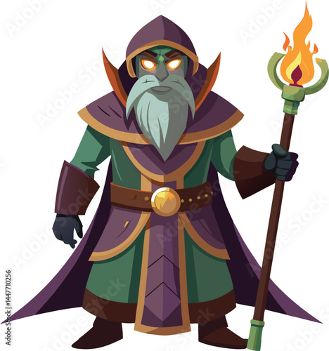 Warlock with a Torch
