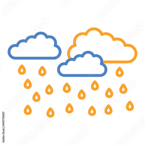 Heavy rain Icon