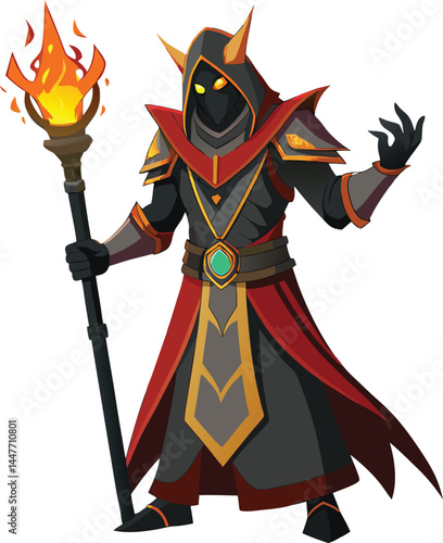 Warlock with a Torch