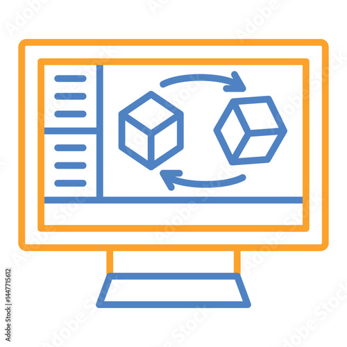 3d modeling Icon