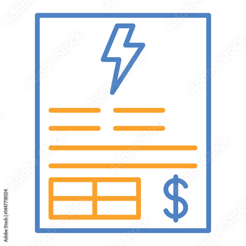 Electricity bill Icon