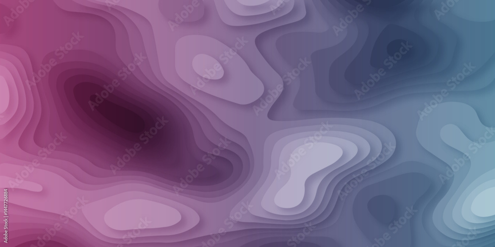Obraz premium Modern Abstract Paper Cut Designs for Various Applications. The Art of Modern Abstract Papercut Background Texture. Colorful Trendy Background Design