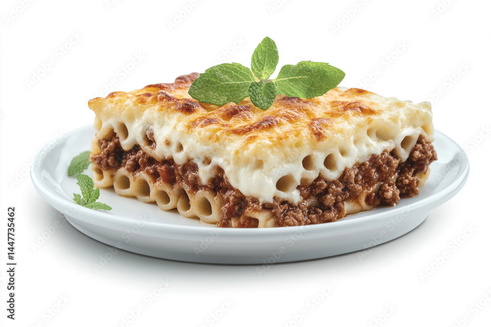 Delicious Baked Pasta with Ground Beef and Creamy Bchamel Sauce Delicious Baked Pasta with Ground Beef and Creamy Bchamel Sauce