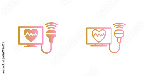 Ultrasound Machine Icon Design