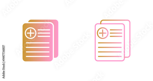 Medical Insurance Icon Design