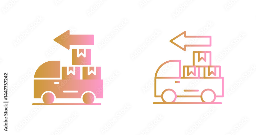 Fototapeta premium Order Return Icon Design