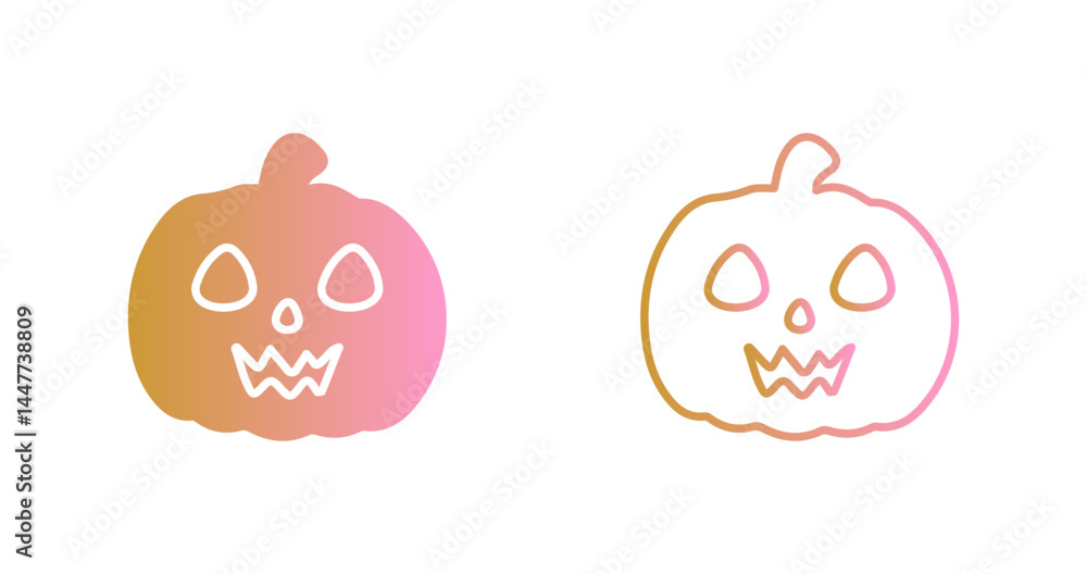 Fototapeta premium Halloween Icon Design