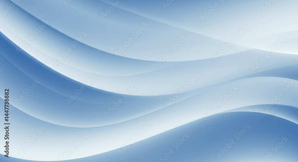 Fototapeta premium Abstract Blue Wave Background
