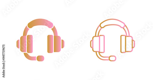 Gaming Headset Icon Design