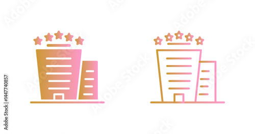 Hotel Rating Icon Design