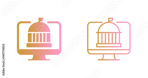 Digital Governance Icon Design