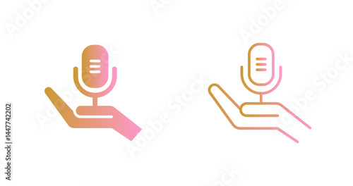 Podcast Equipment Icon Design