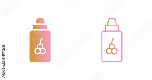 Vape Liquid Icon Design