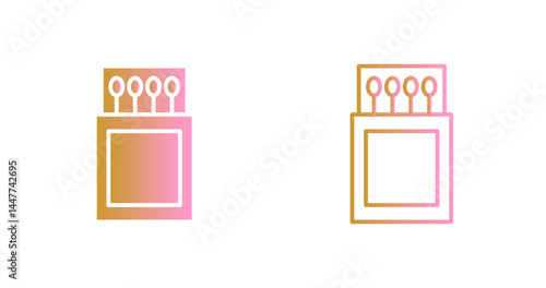 Match Box Icon Design
