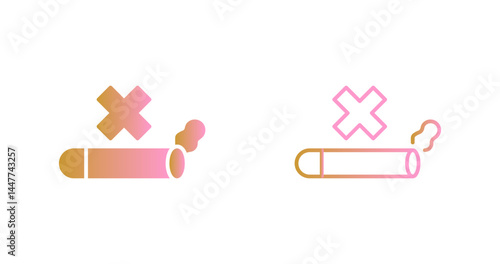 No Smoking Icon Design