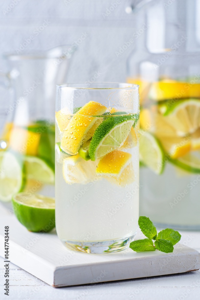 Refreshing Lemon and Lime Infused Water A Simple Summer Drink Recipe Refreshing Lemon and Lime Infused Water A Simple Summer Drink Recipe