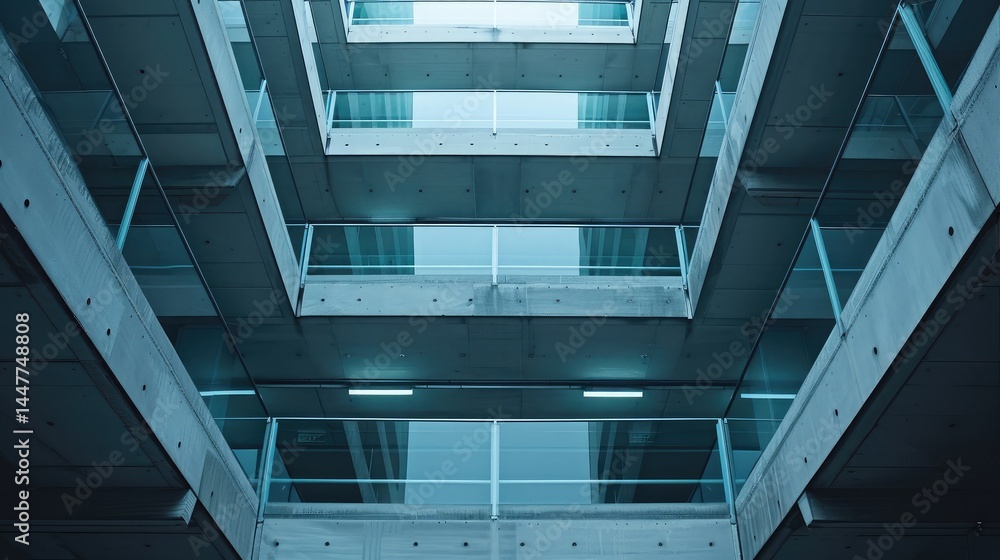 Obraz premium staircase in a building