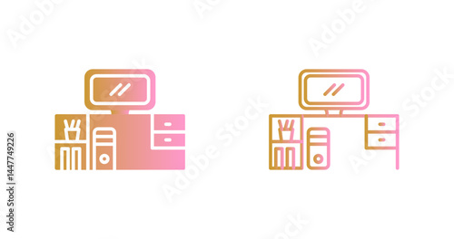 Work Table Icon Design