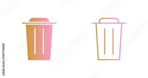 Trash Can Icon Design