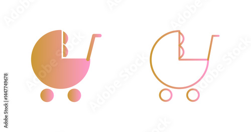 Baby Crib Icon Design