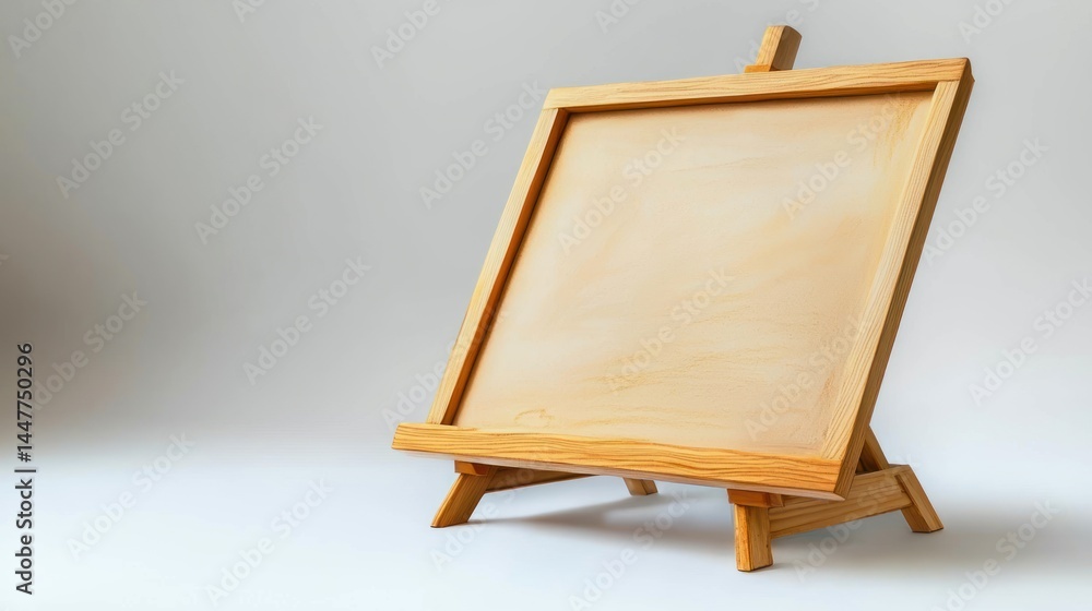 Fototapeta premium Drawing board isolated on white background