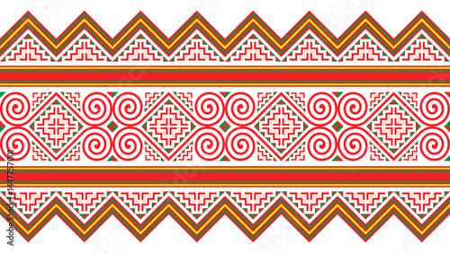 Hmong ethnic pattern, seamless pattern