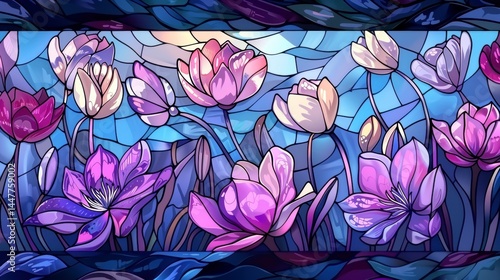 Bloom Spring Floral Elegant Garden