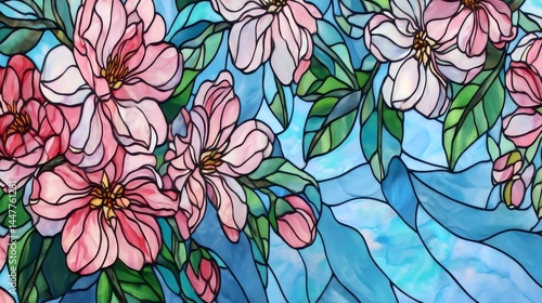 Decorative Floral Flourish Natural Leaf