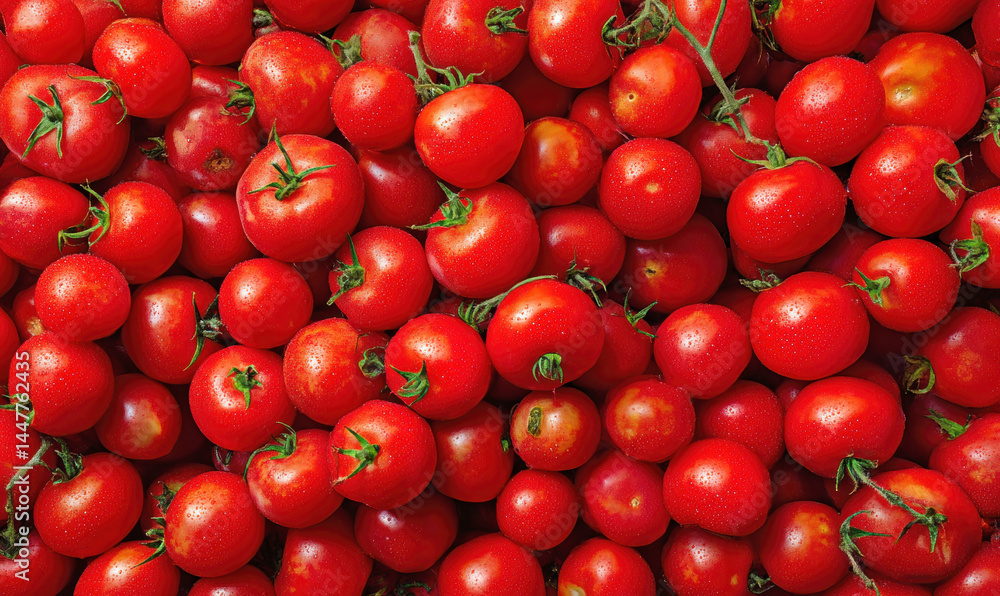 A fresh red tomato background A fresh red tomato background
